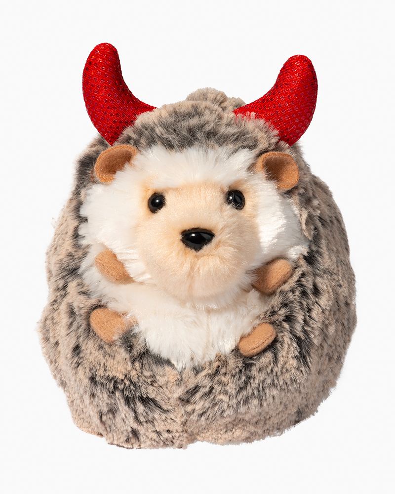 Spunky Hedgehog with Devil Horns