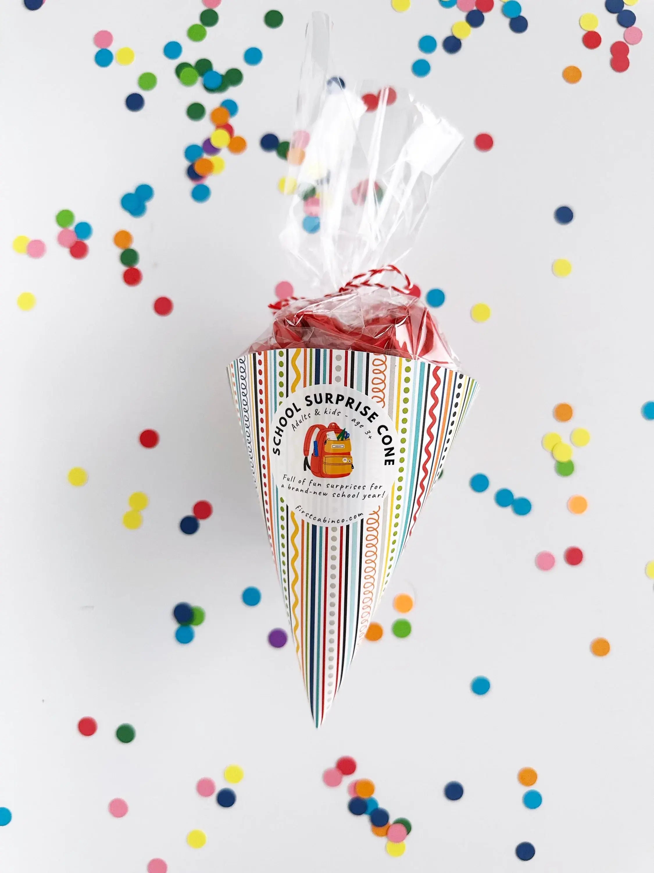 School Surprise Cone – First Day of School Surprise