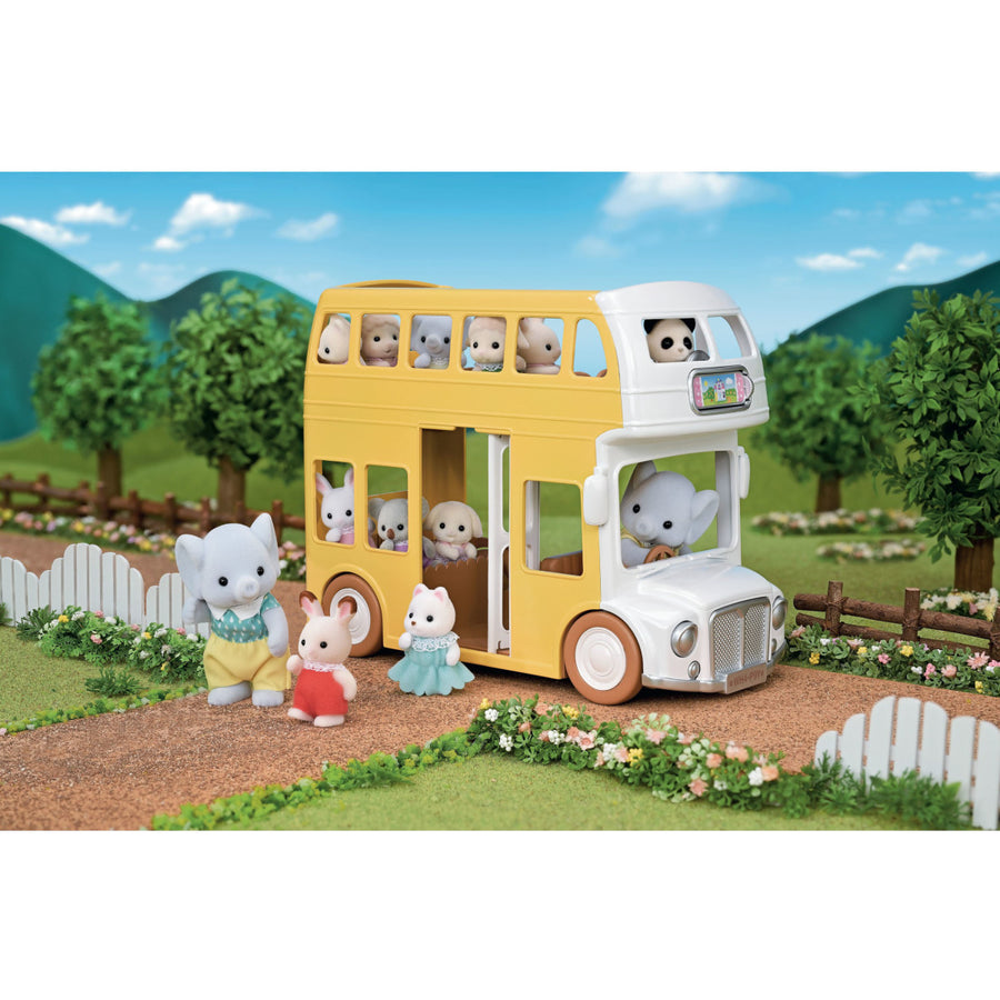 Calico Critter - Double Decker Nursery Bus