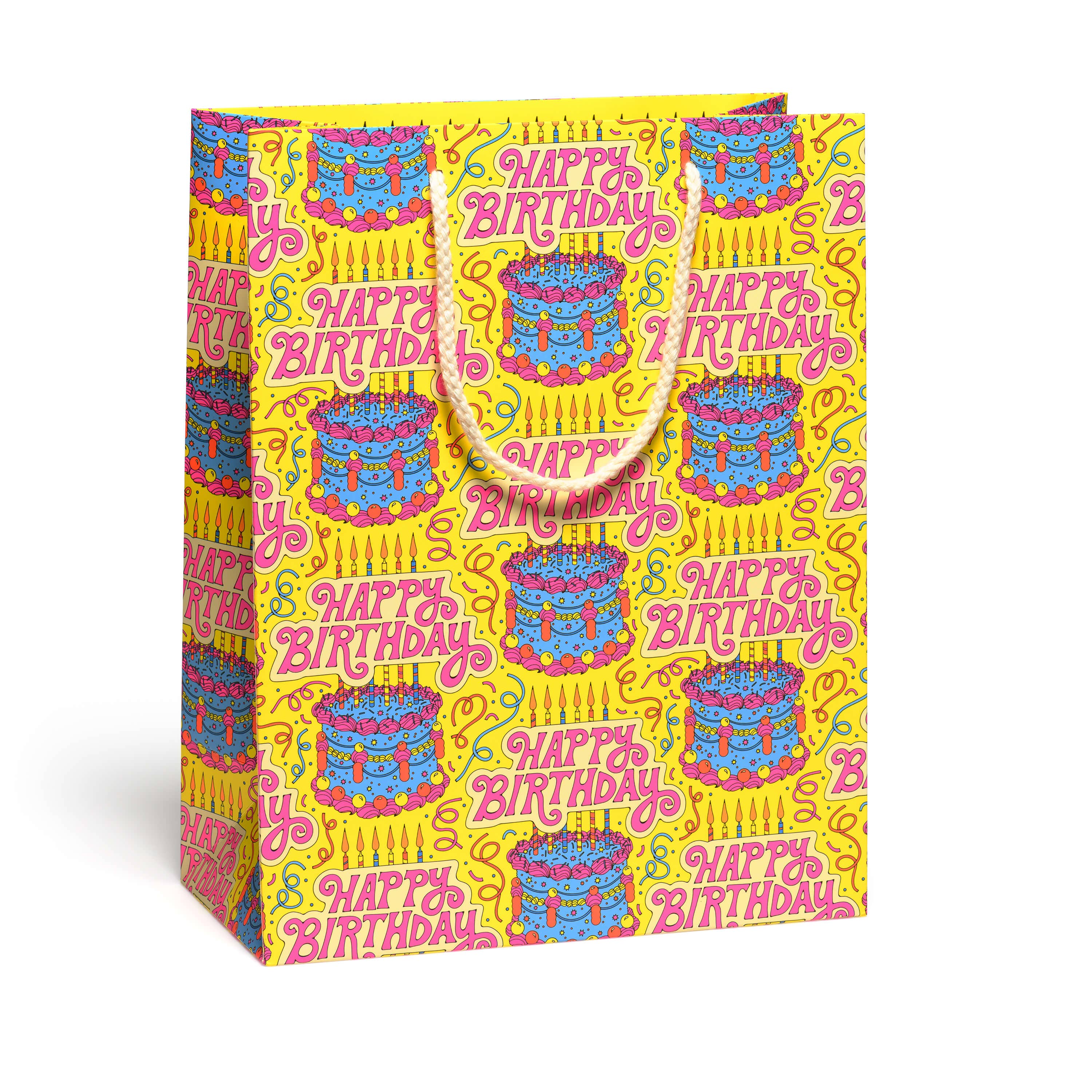RED CAP Bag - Cake and Confetti large bag gift