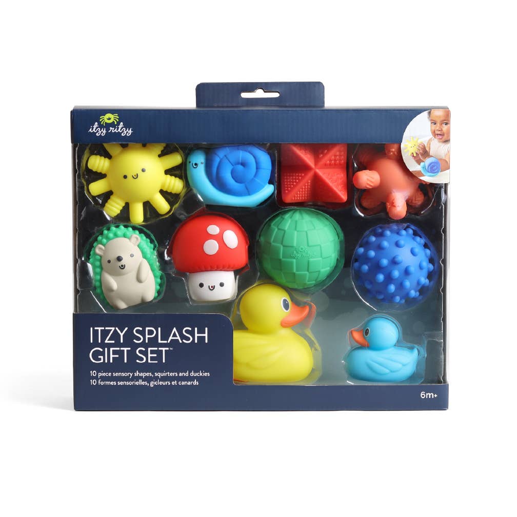 Itzy Splash Bath + Water Toys