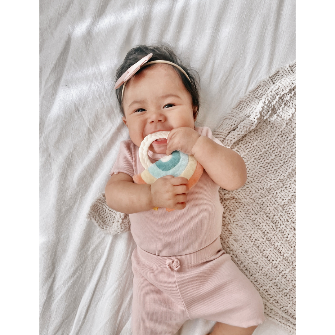 Plush Rattle Pal with Teether