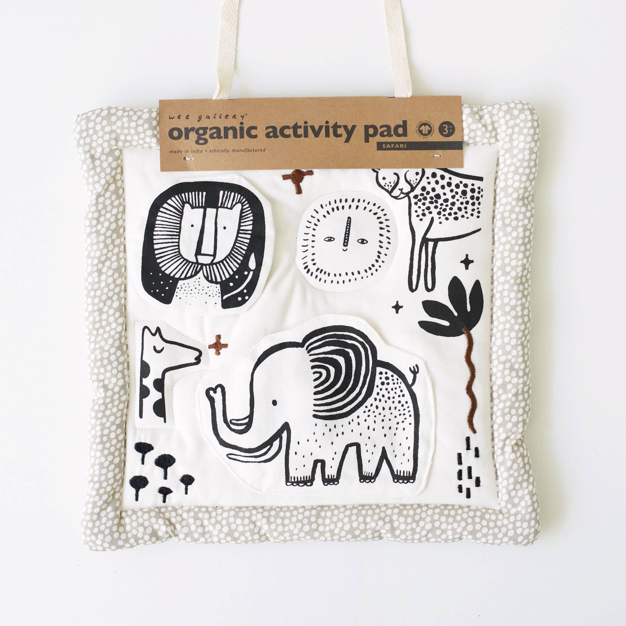 Organic Activity Pad - Safari Animals