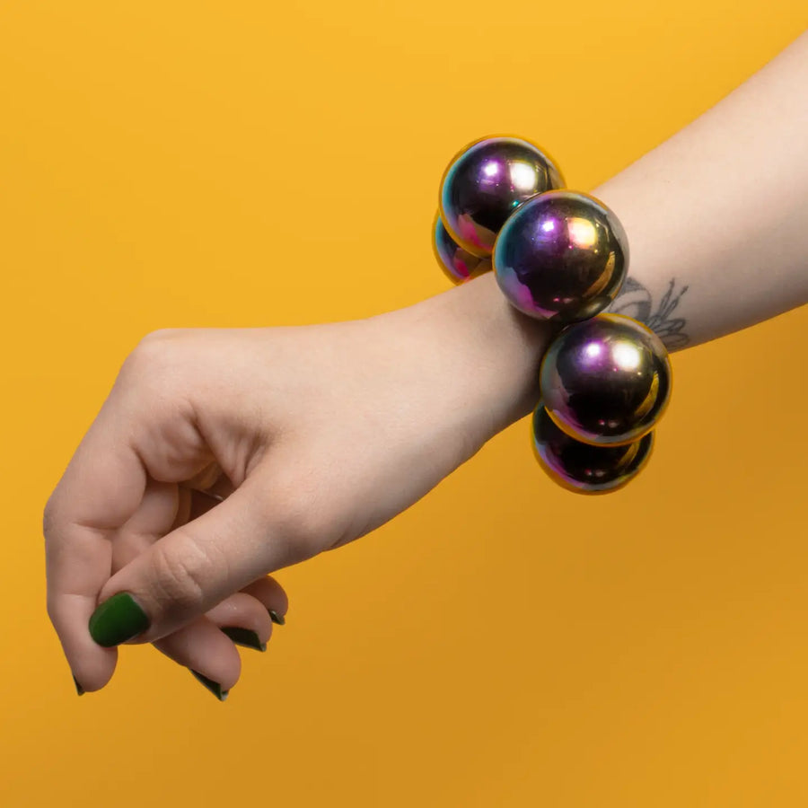 Gunmetal Magnet Balls - Set of 3