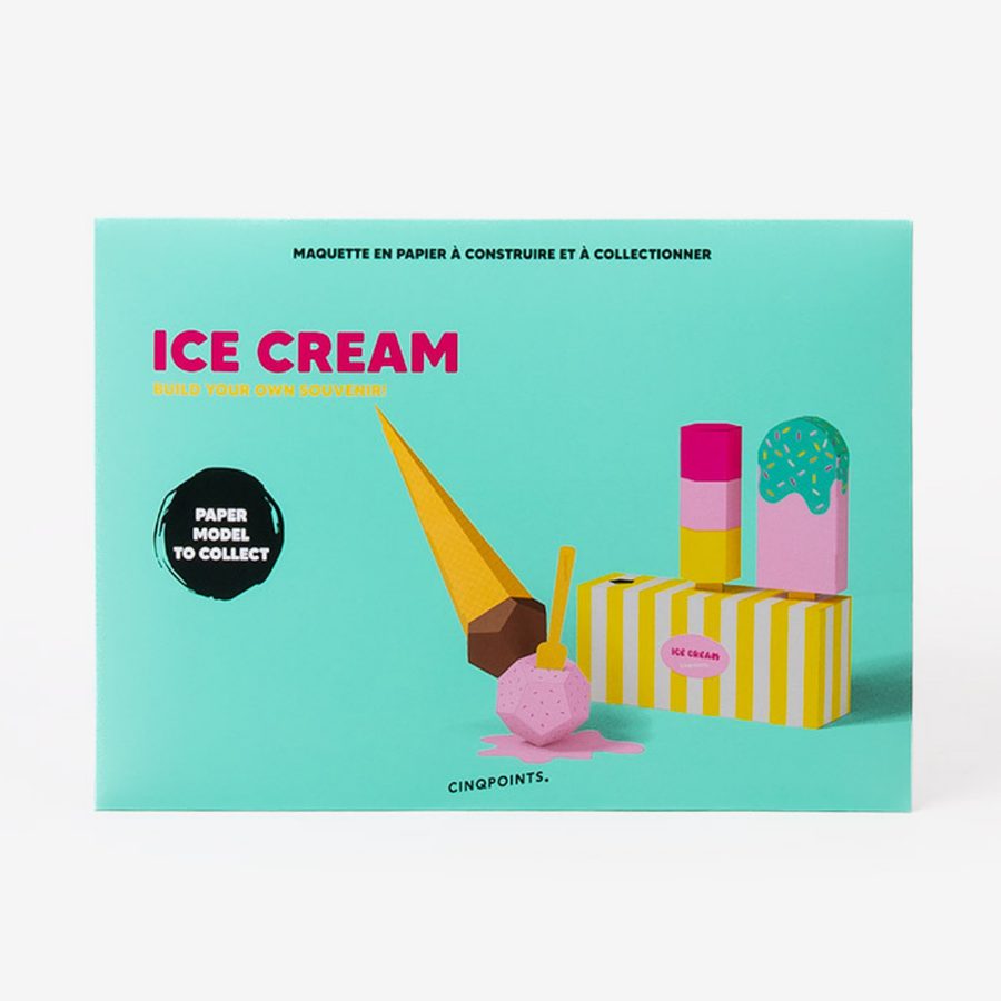 3D PAPERFOOD ICE CREAM by Cinqpoints