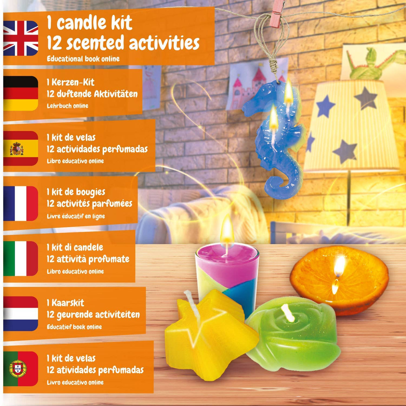 Candle Factory - Educational Toy for Kids (7 Languages)