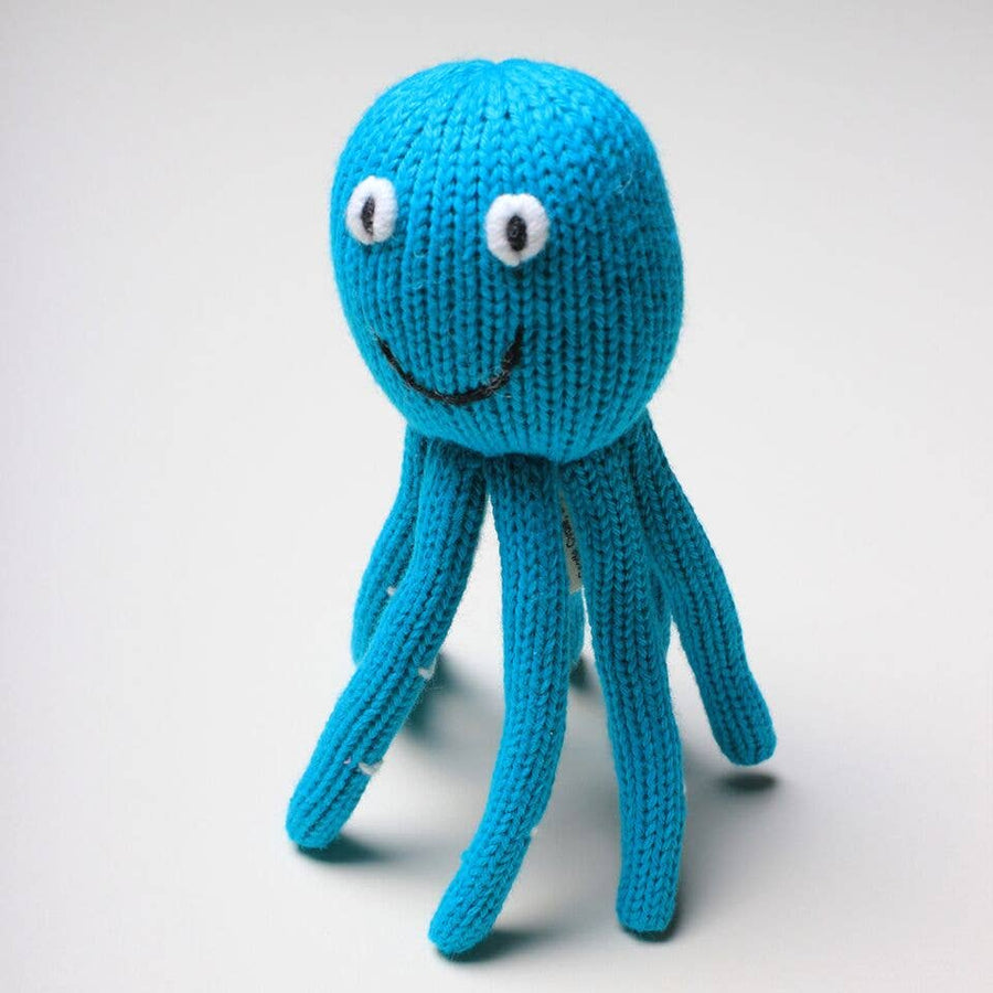 Baby Rattle Toy - Octopus Rattle (Turquoise)