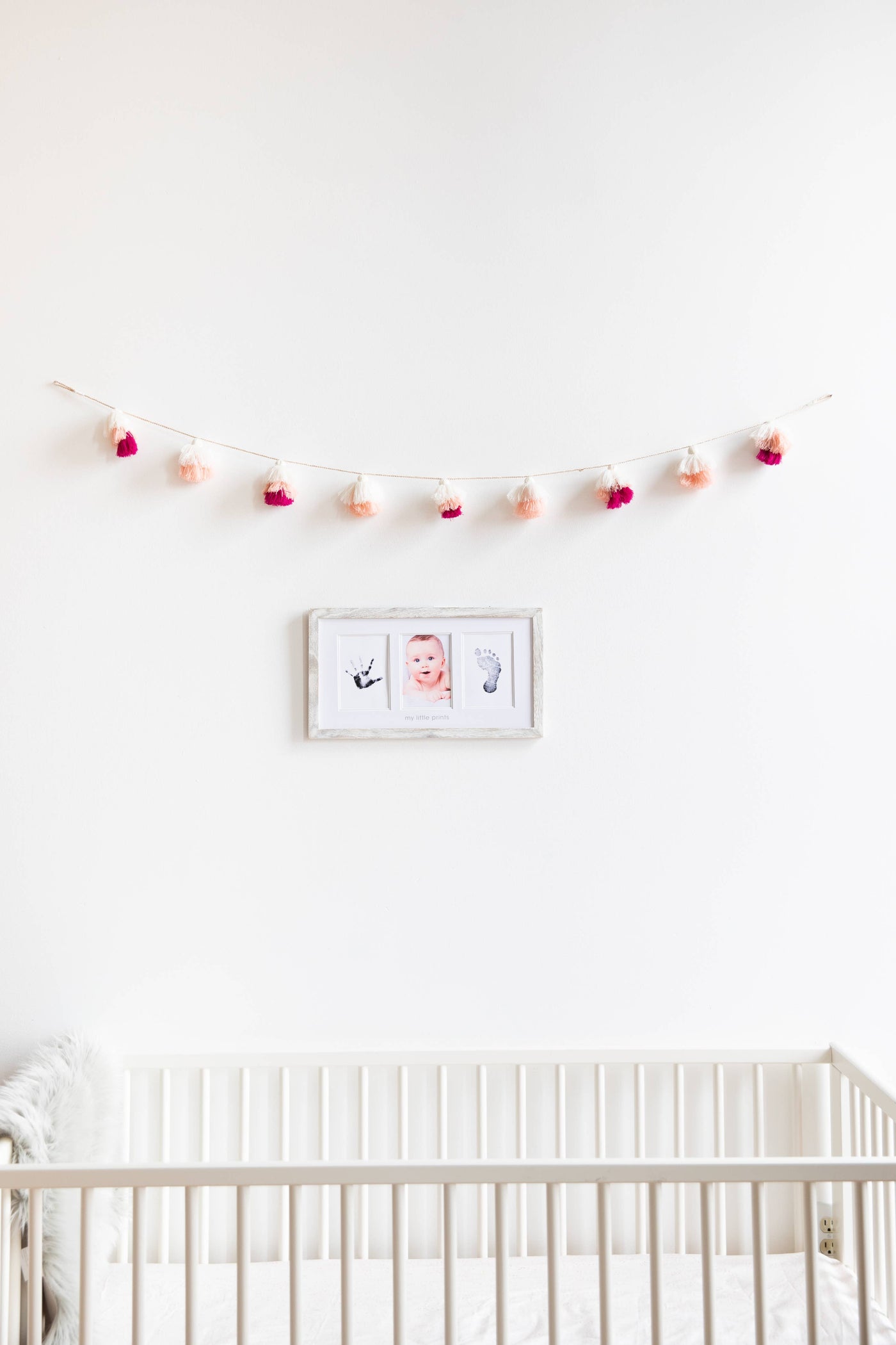 Babyprints Photo Frame and Clean-Touch Ink Pad (Rustic)