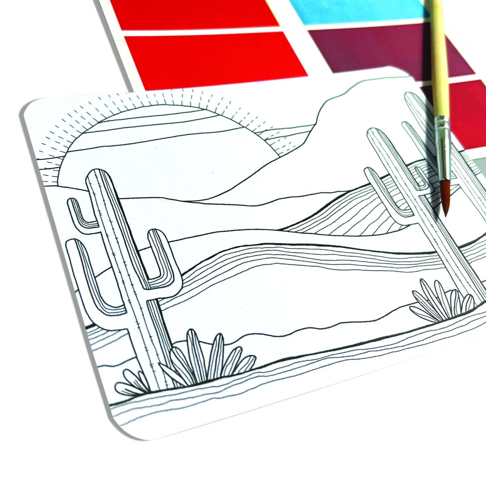 Scenic Hues: D.I.Y. Watercolor Art Kit - Desert Getaway