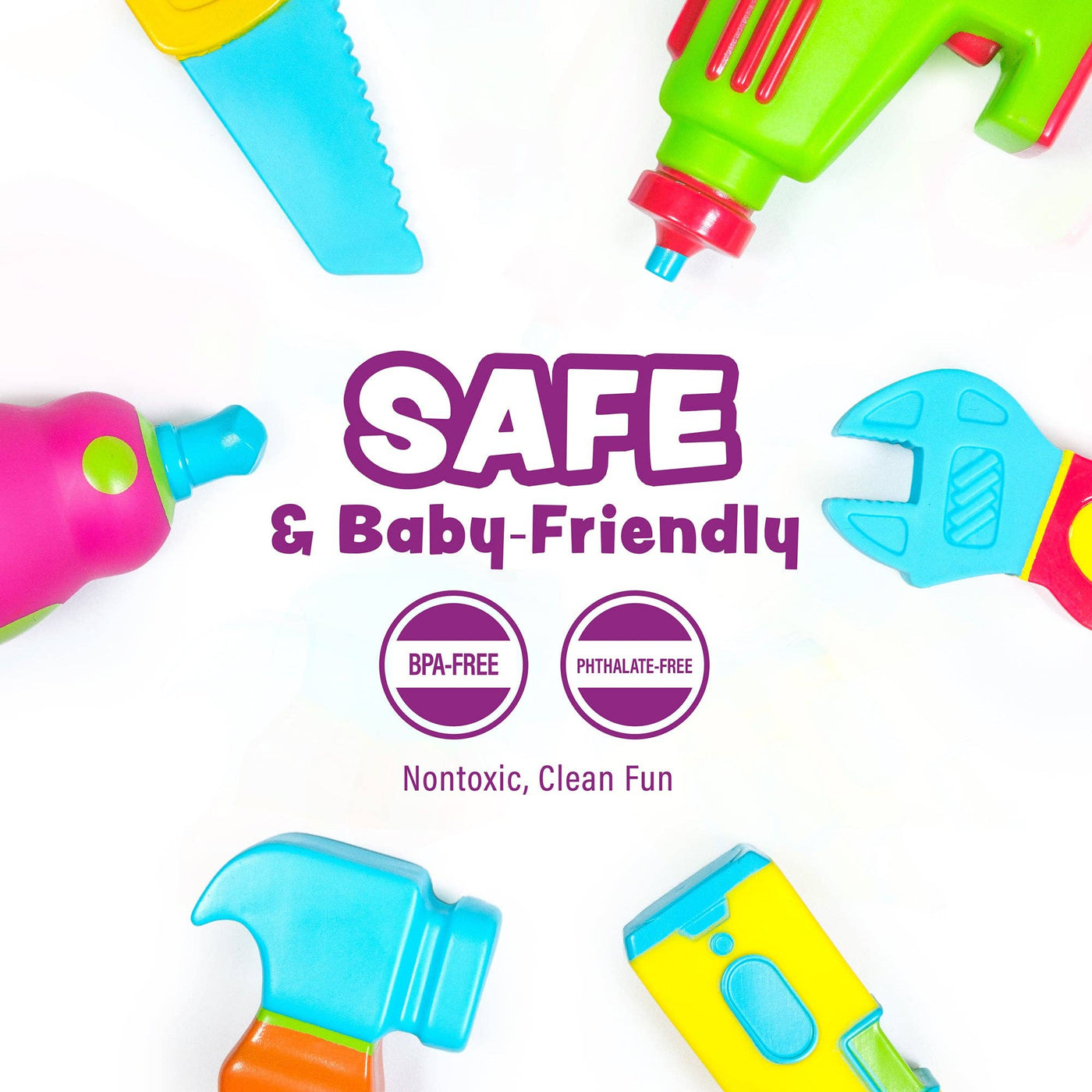 Tools Mold Free Bath Toys