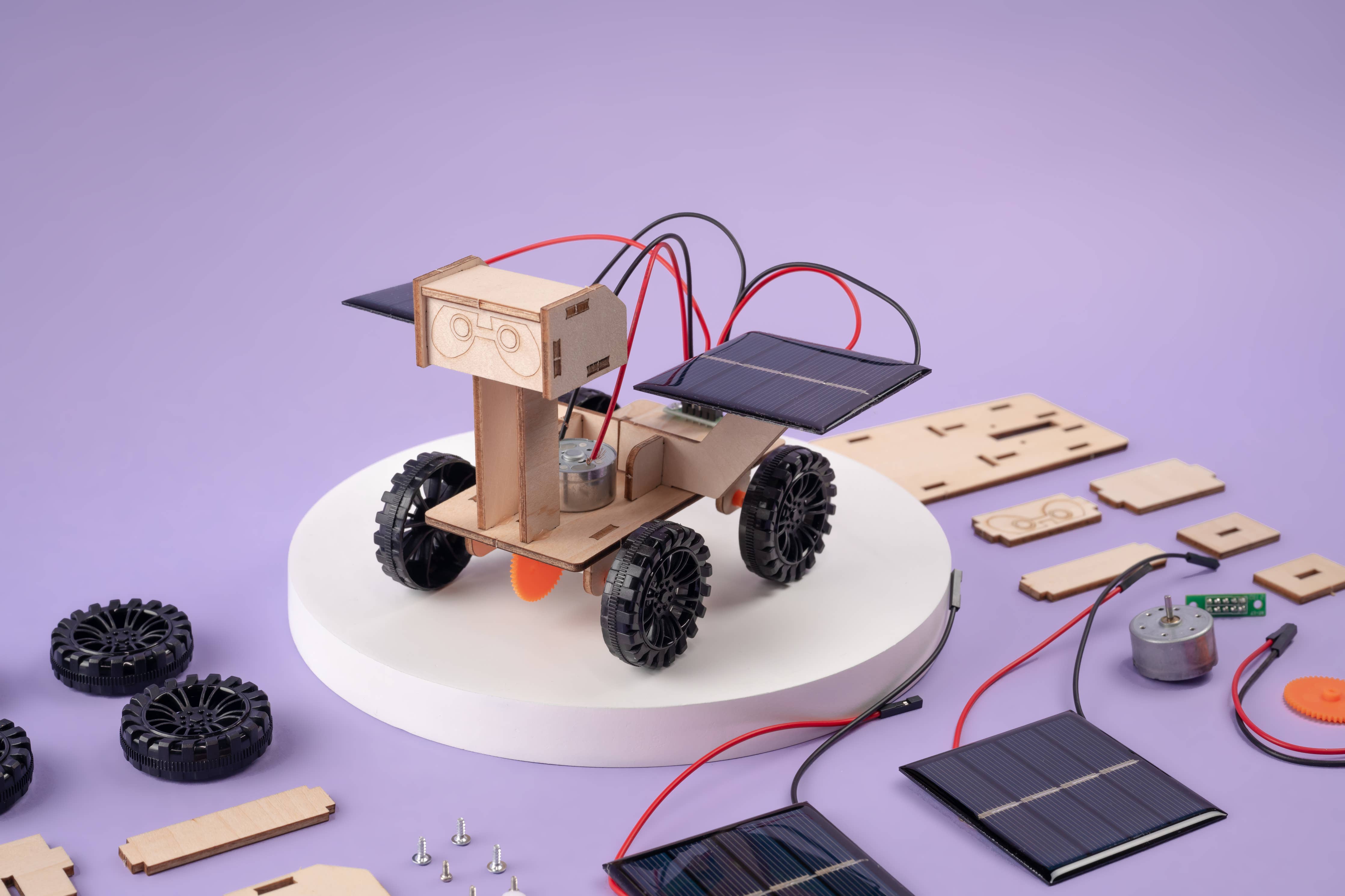 Solar Powered Mars Exploration Rover DIY Kit