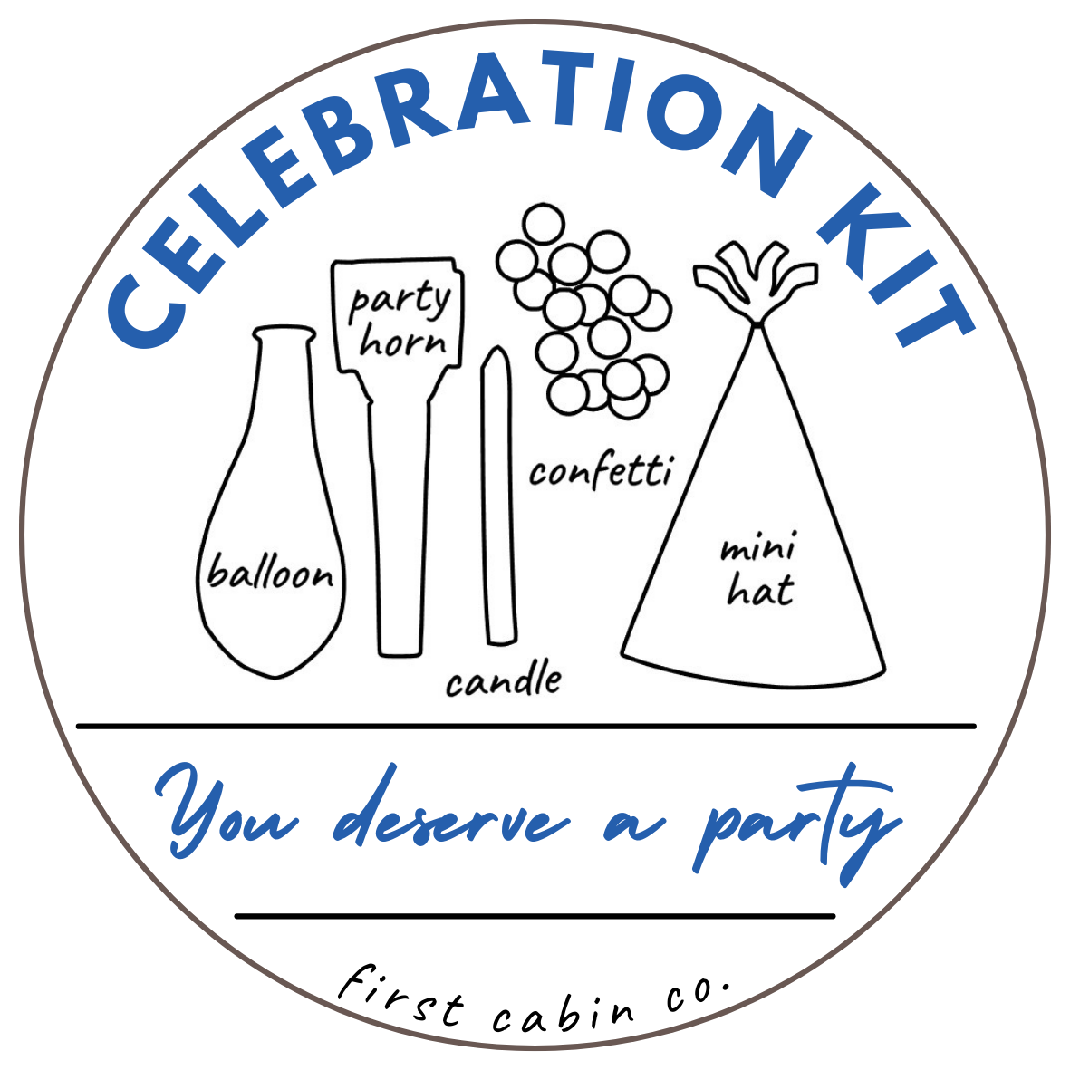 Celebration Kit Jar - Party Hat