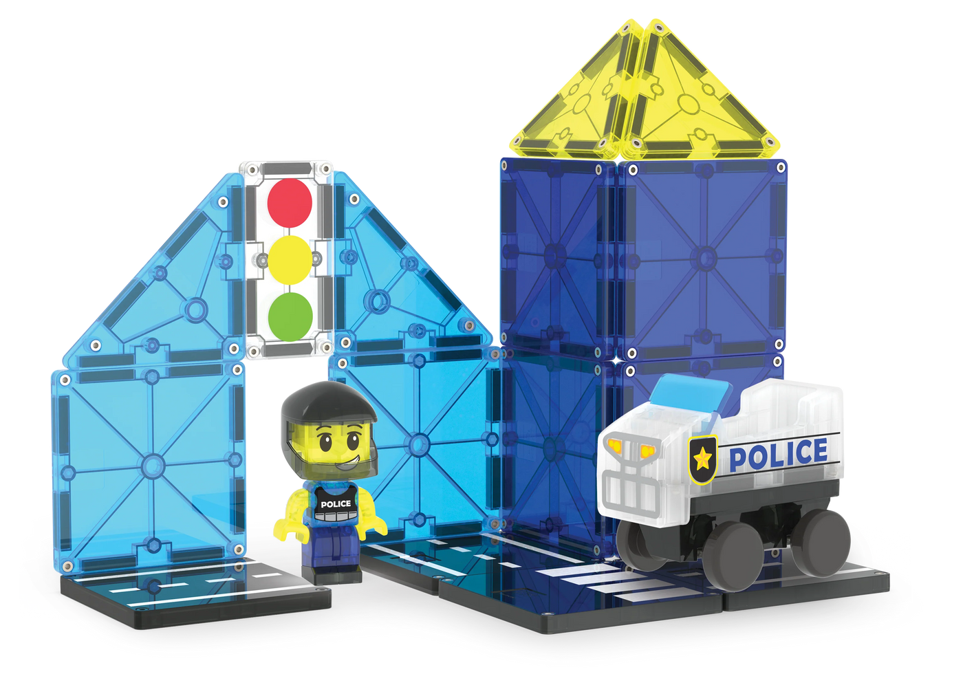 MAGNA-TILES - Police Patrol