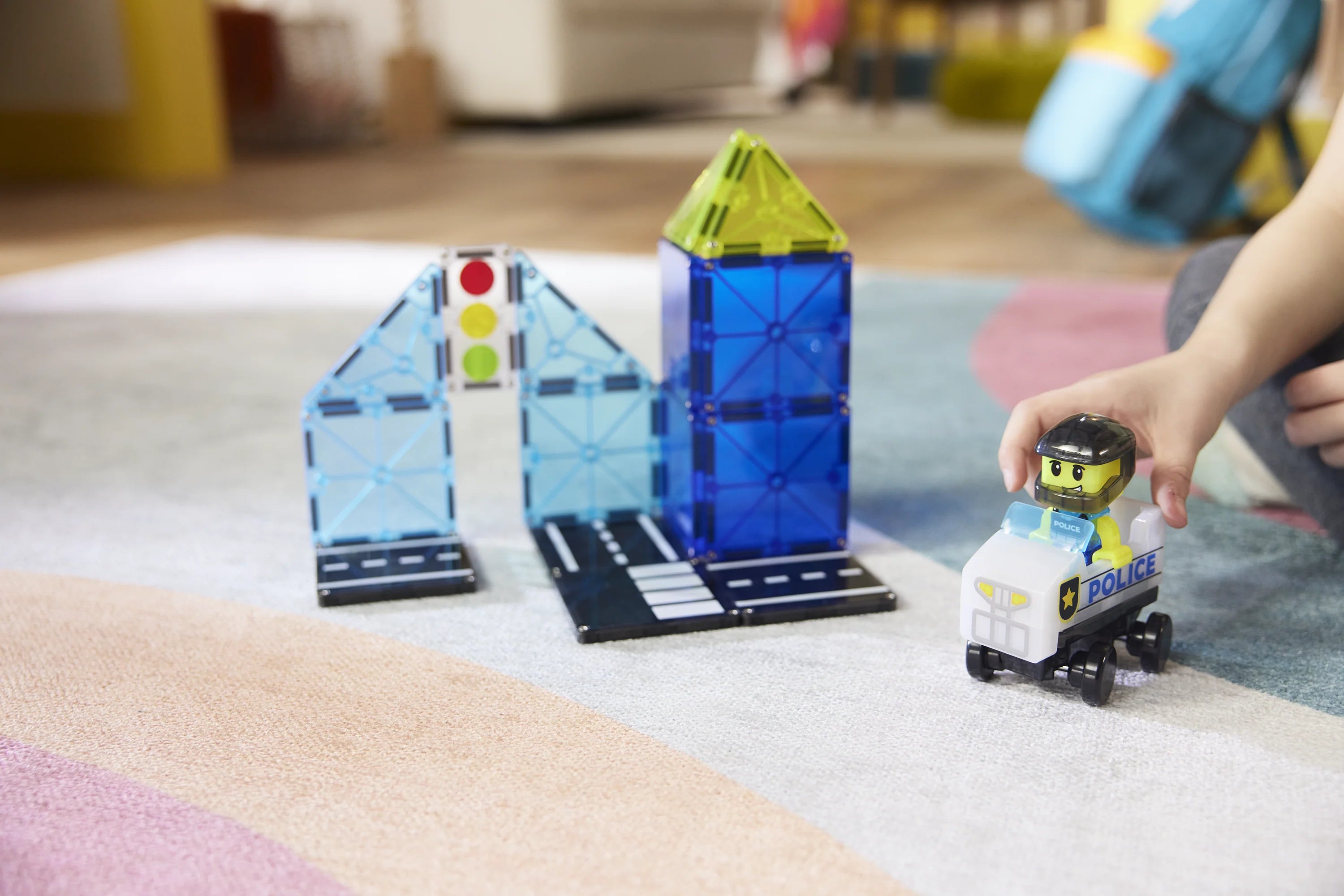MAGNA-TILES - Police Patrol