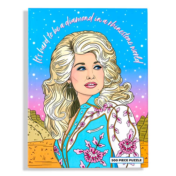 Dolly Cowgirl Diamond Puzzle (500 pc)