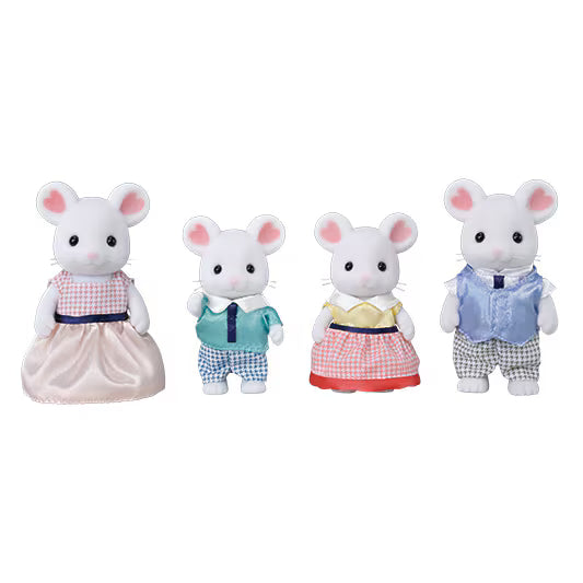 Calico Critters - Marshmallow Mouse Family
