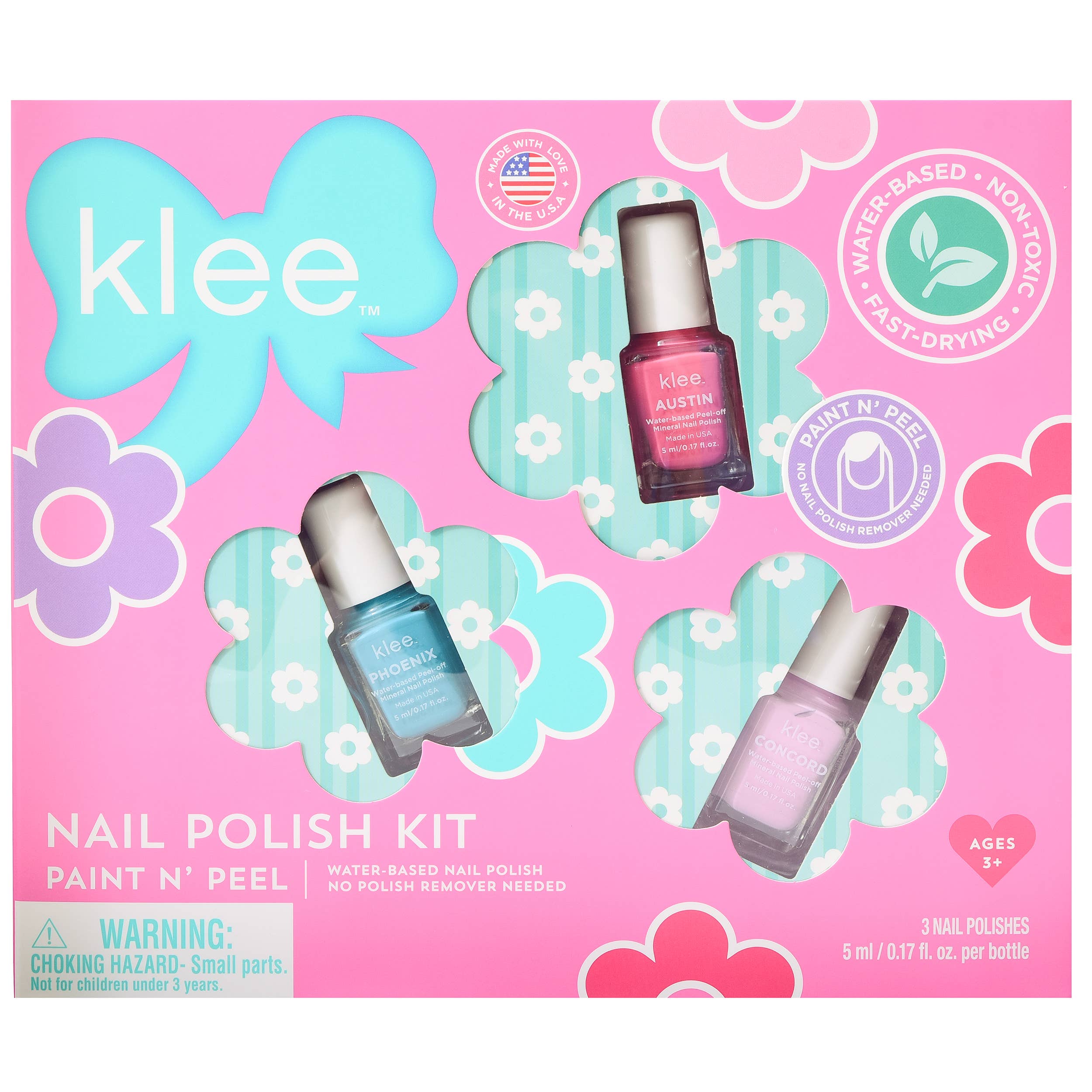 Fairy Joy - Klee Kids Water-Based Nail Polish Set
