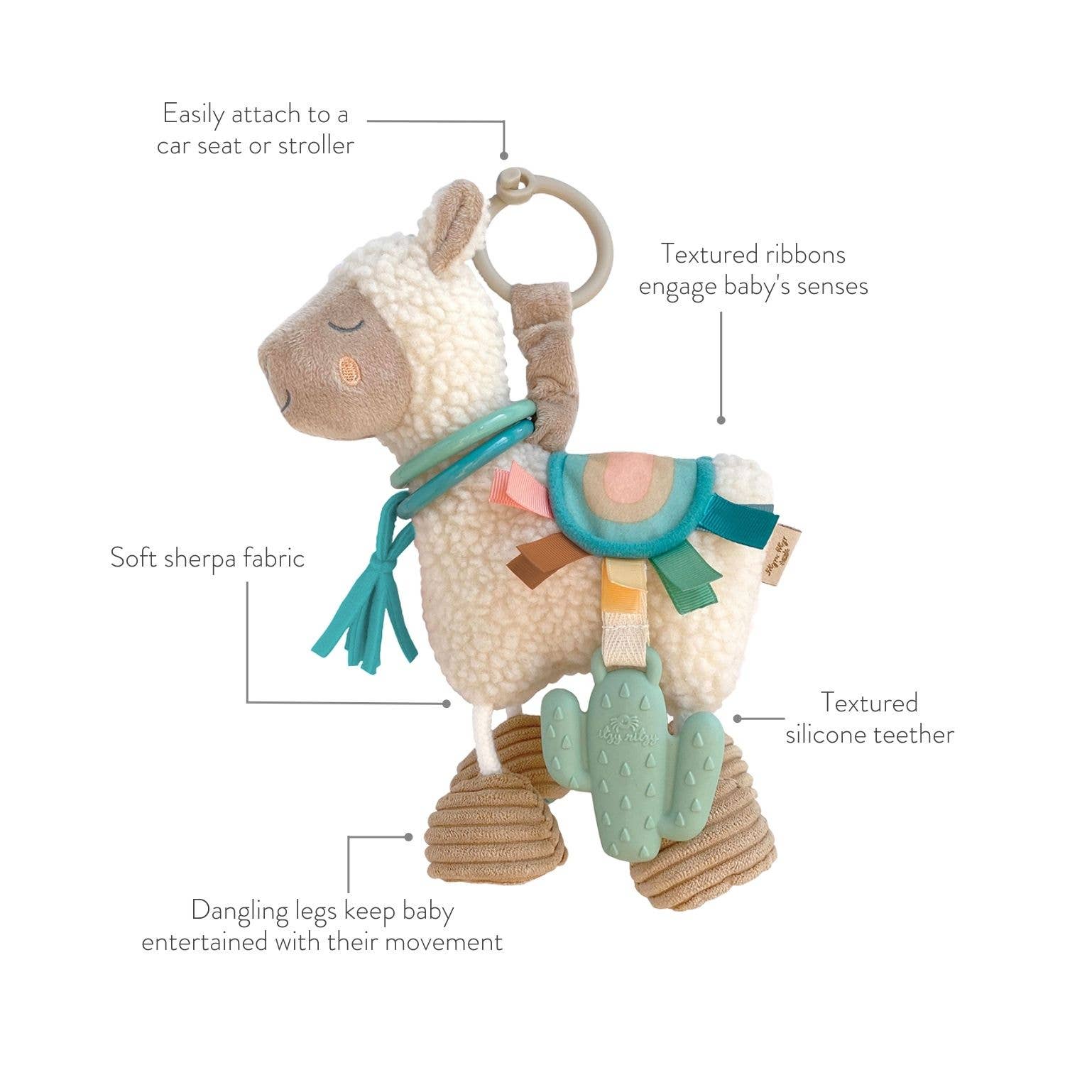 Activity Plush with Teether Toy