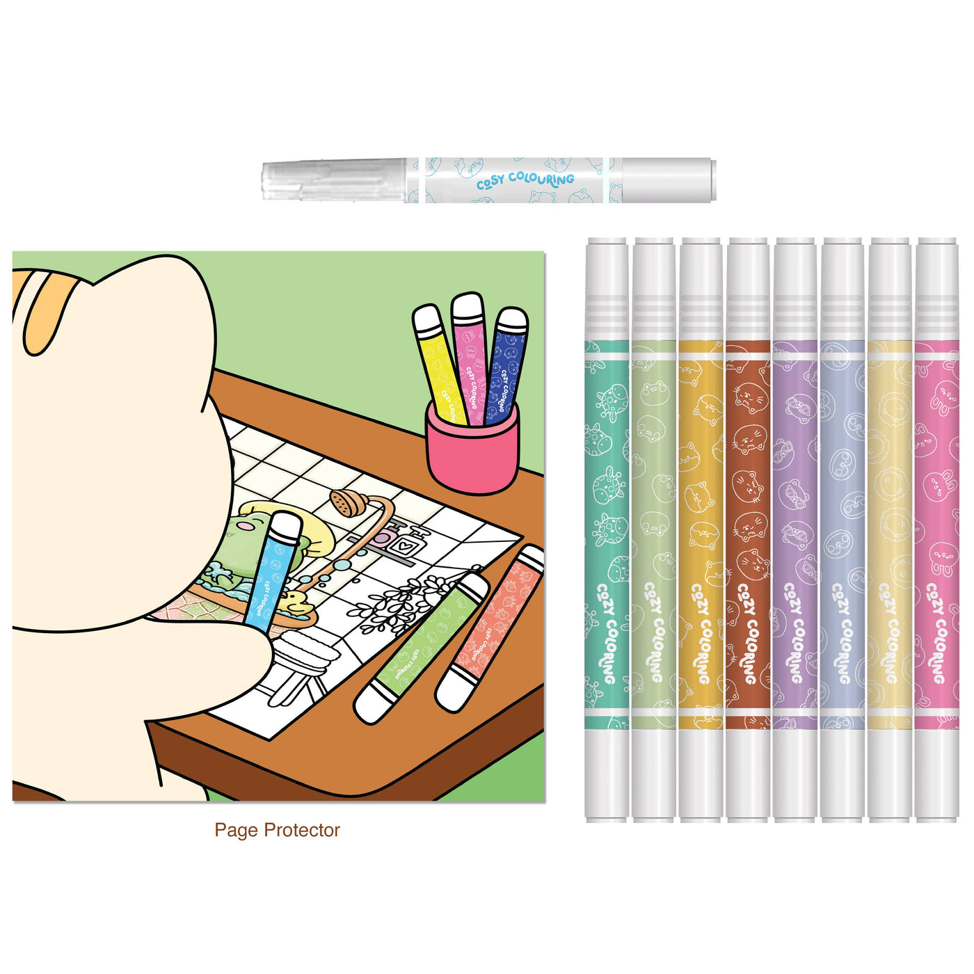 Cozy Coloring Little Things Kit