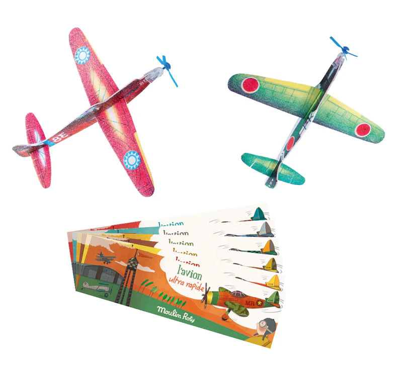 Moulin Roty Polystyrene Planes "Little Wonders"