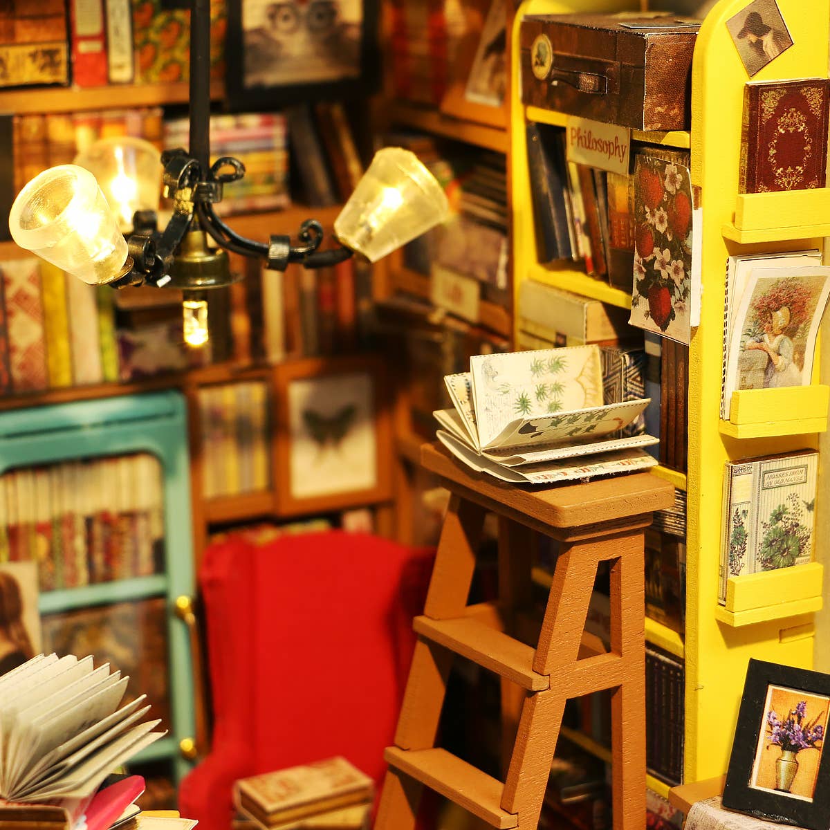 DIY Miniature House Kit: Sam's Study