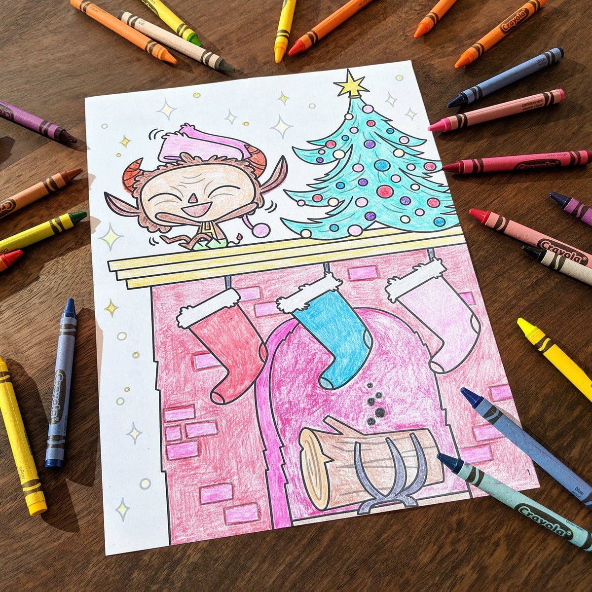 Hazy Dell Christmas! Coloring Book
