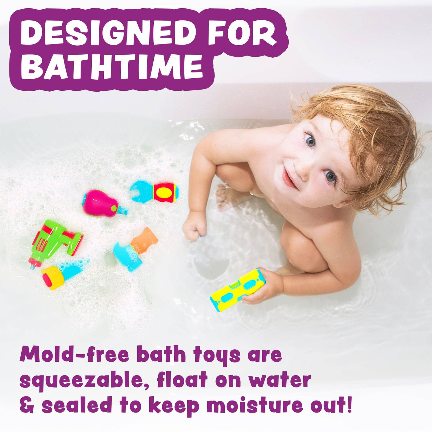 Tools Mold Free Bath Toys