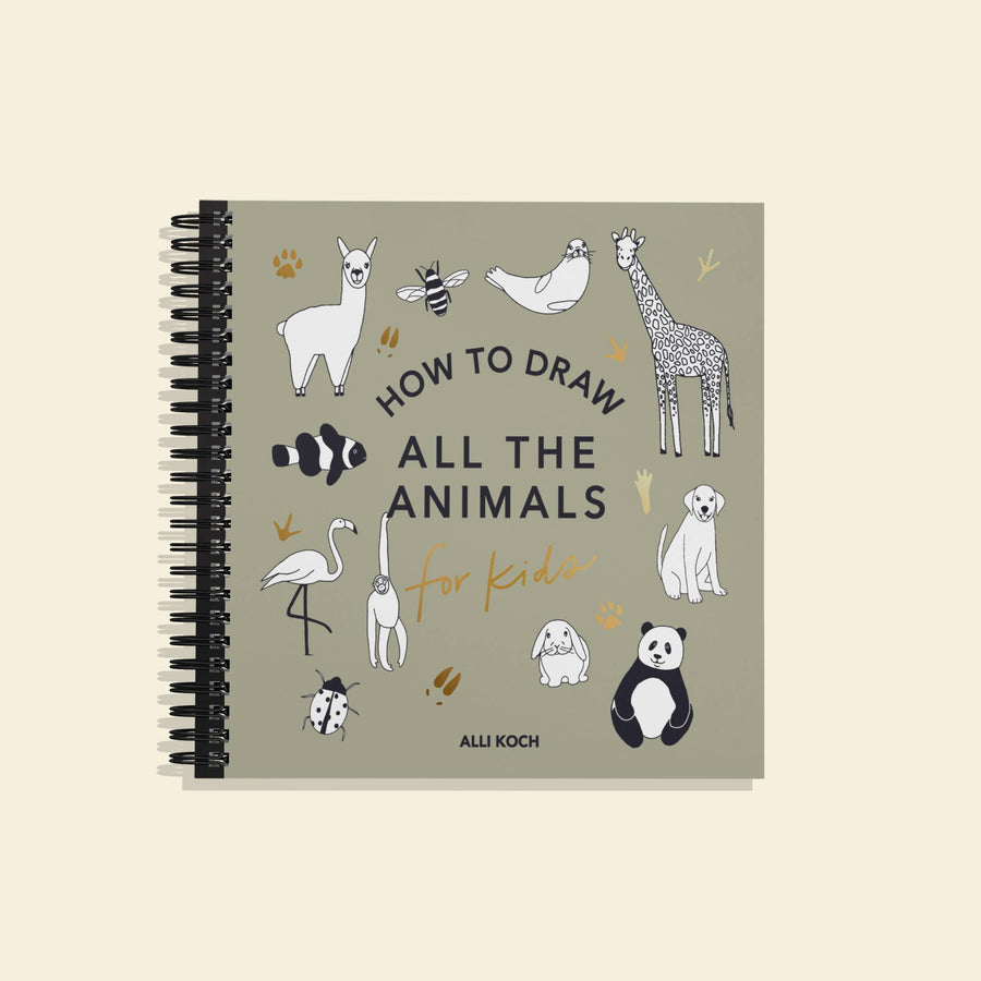 All the Animals: How to Draw Books for Kids (Spiral)