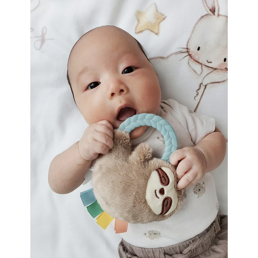 Plush Rattle Pal with Teether