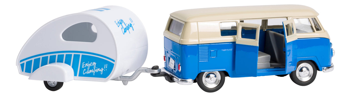 Toysmith Caravan Weekend Assorted Retro Toy Set-Toy Car