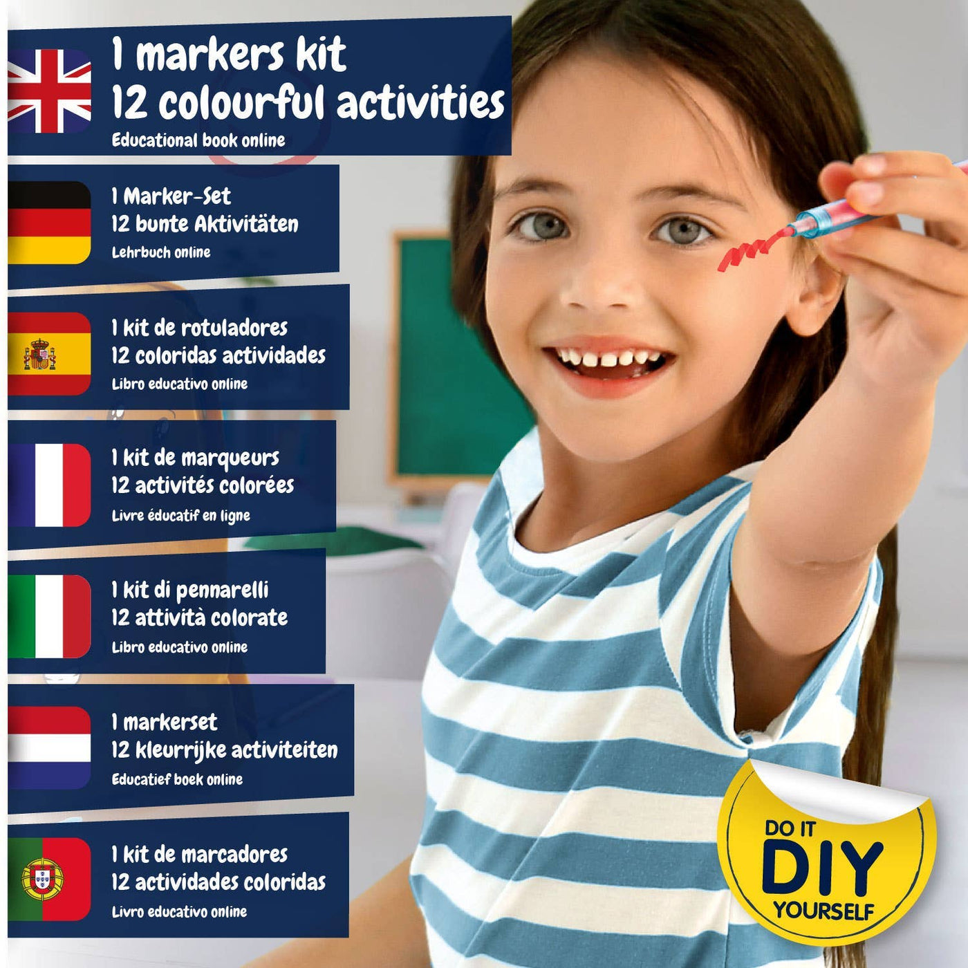 Marker Fun Factory - Educational Toy for Kids (7 Languages)