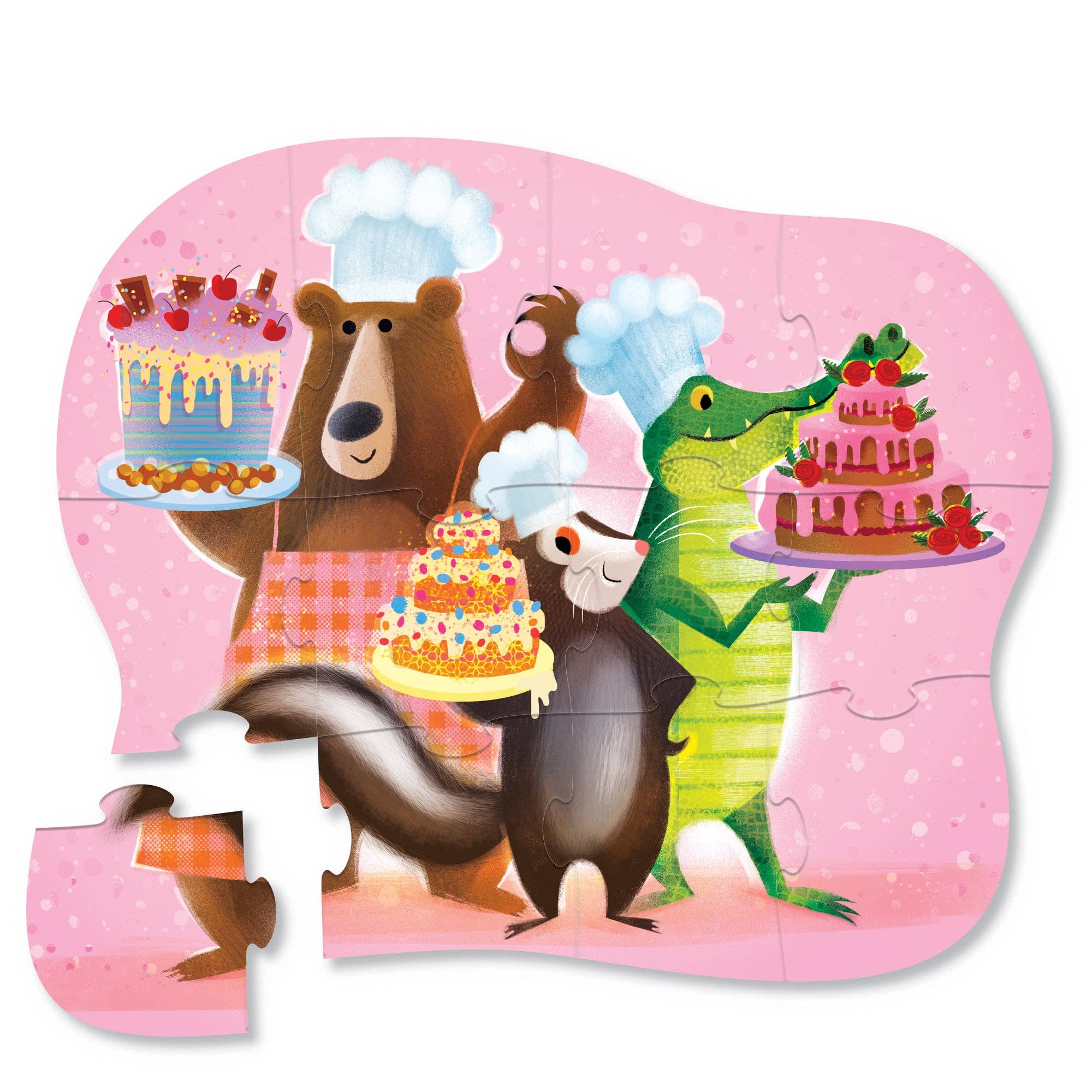 12-Piece Shaped Box Puzzle - Sweet Treats