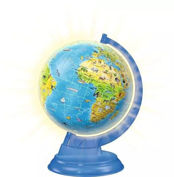 3D Globe Night Light Puzzle (180pc)