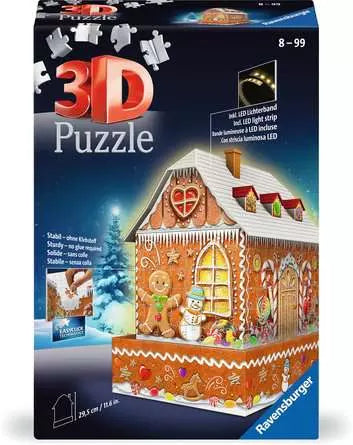 3D Gingerbread House Puzzle (216pc)