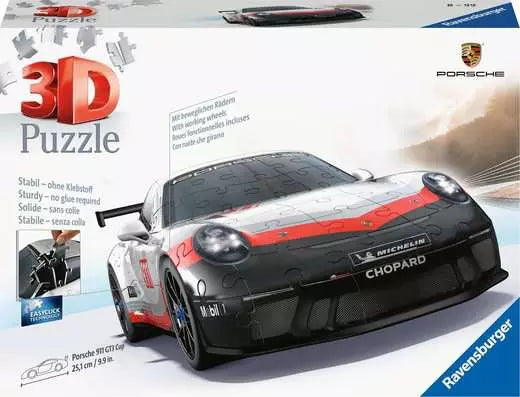 3D Porsche 911 GT3 Cup Puzzle (108pc)