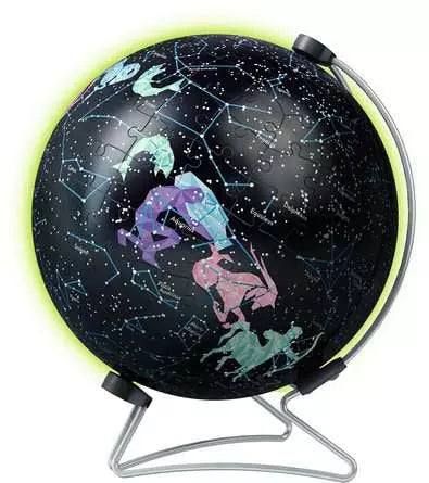 3D Starglobe Glow-in-the-Dark Puzzle (180pc)