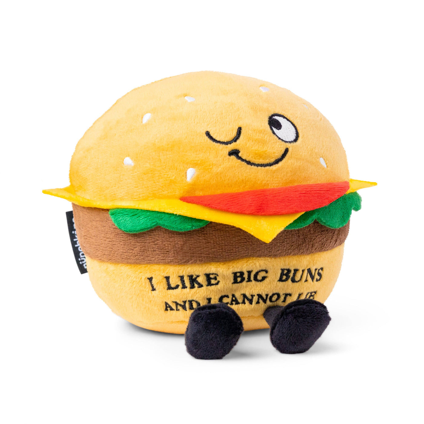 Funny Burger Plush  White Elephant Gift For Friends Toy Cute