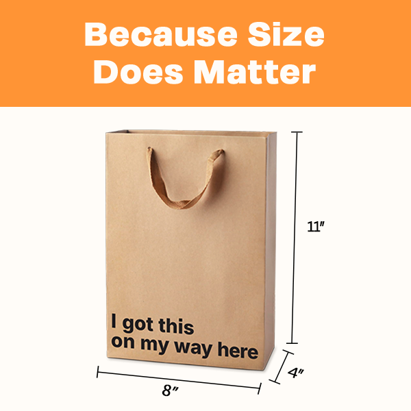 "I Got This On My Way Here" Gift Bag