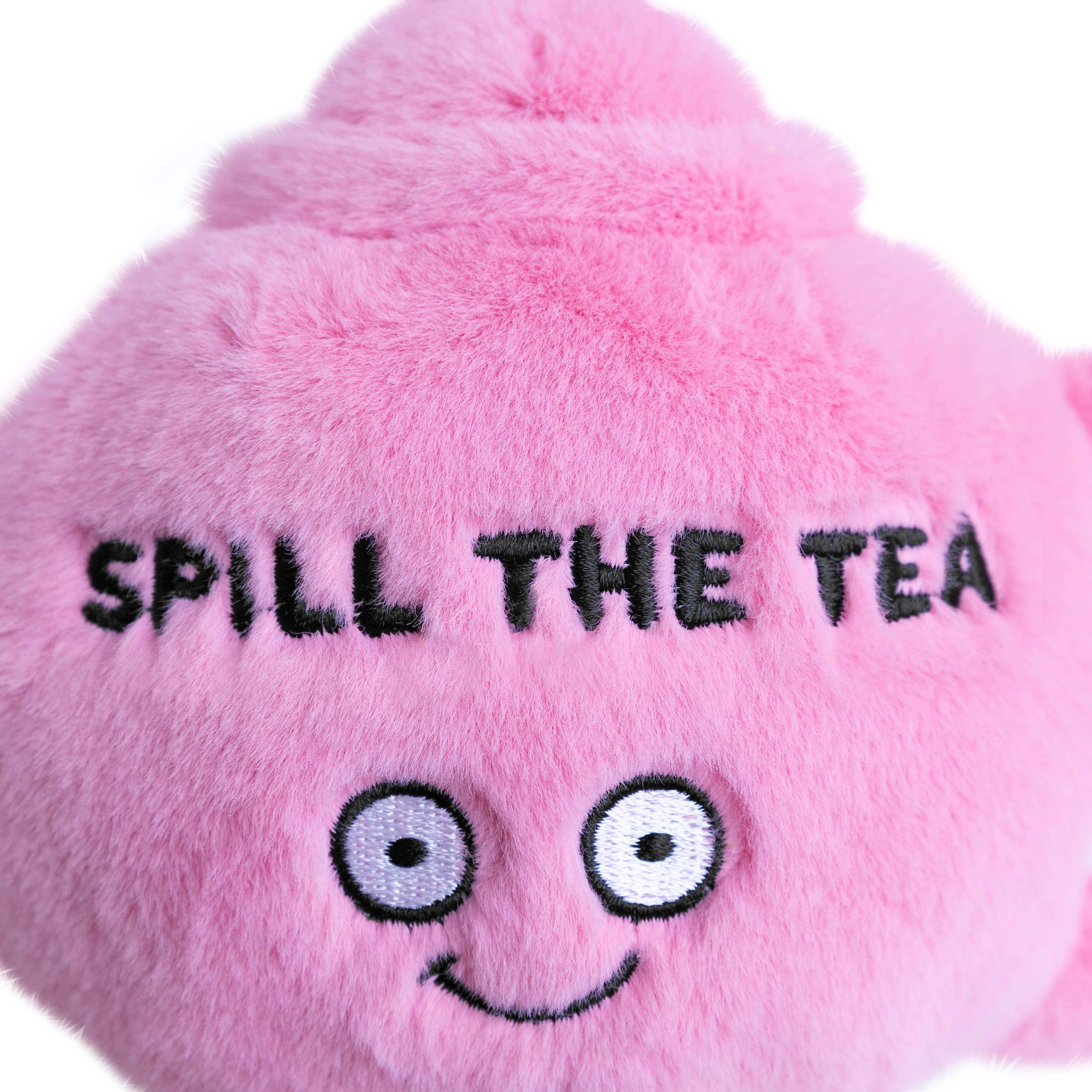 Spill The Tea Plushie Soft Cuddly Teapot
