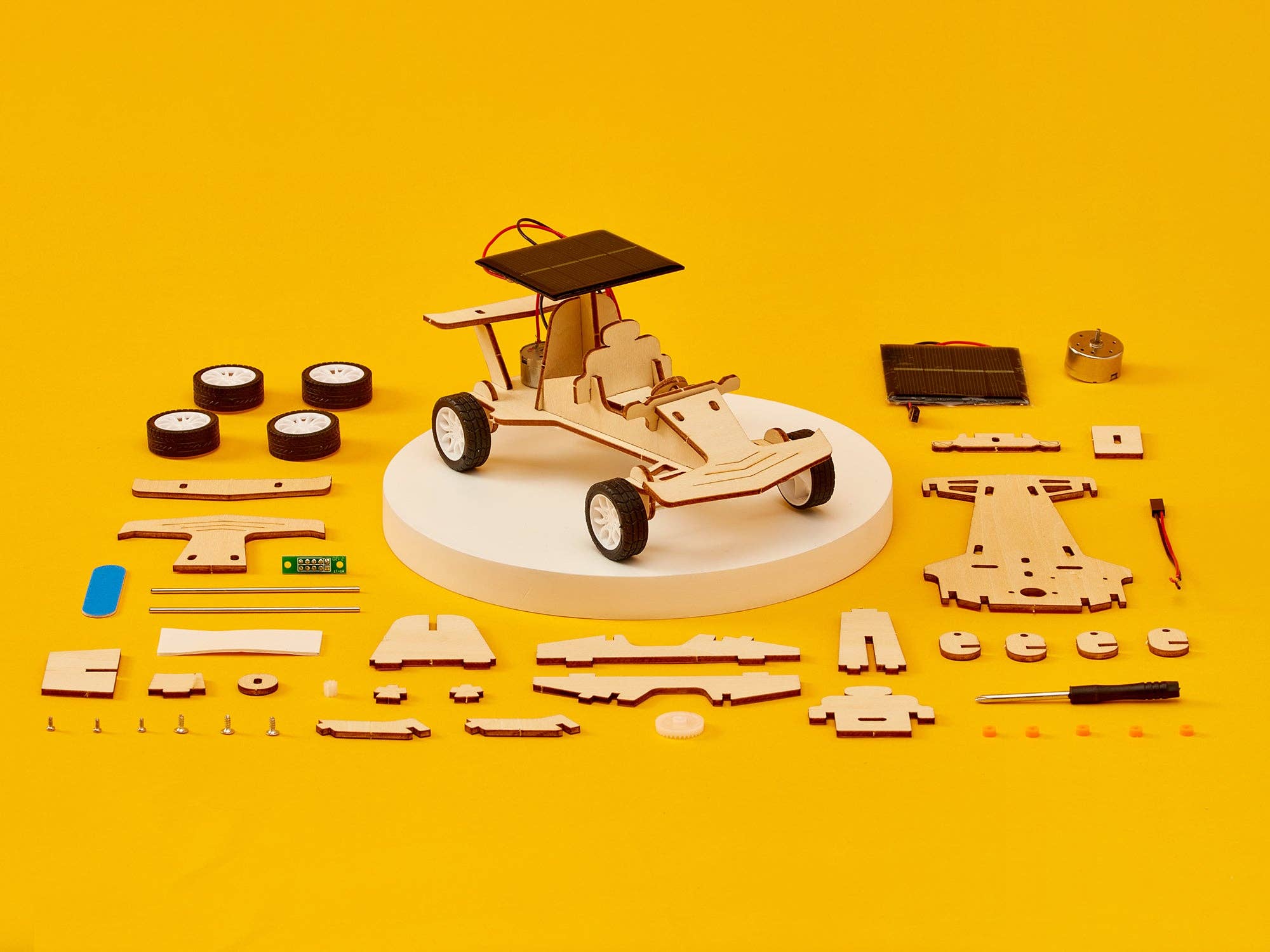 Solar Powered Race Car DIY Kit