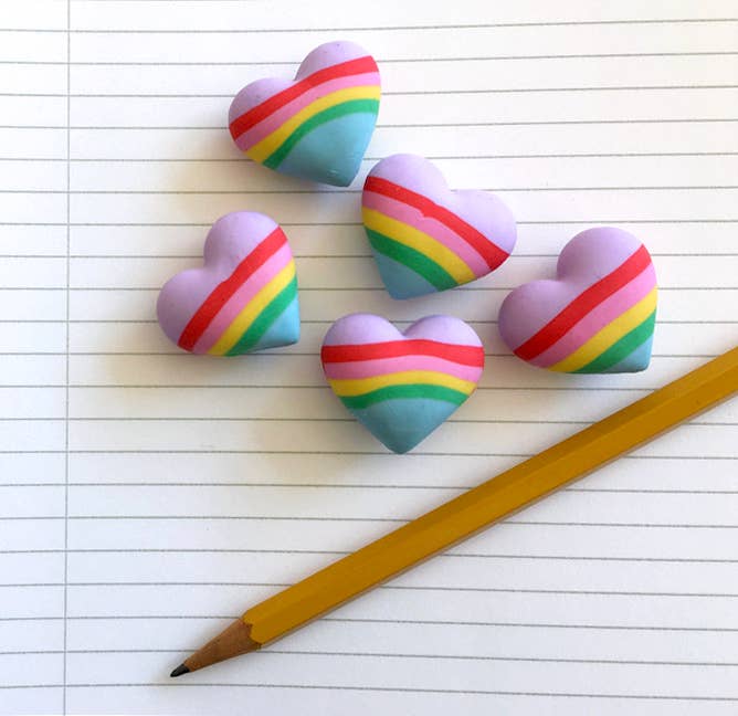 Love - Scented Erasers Set of 5