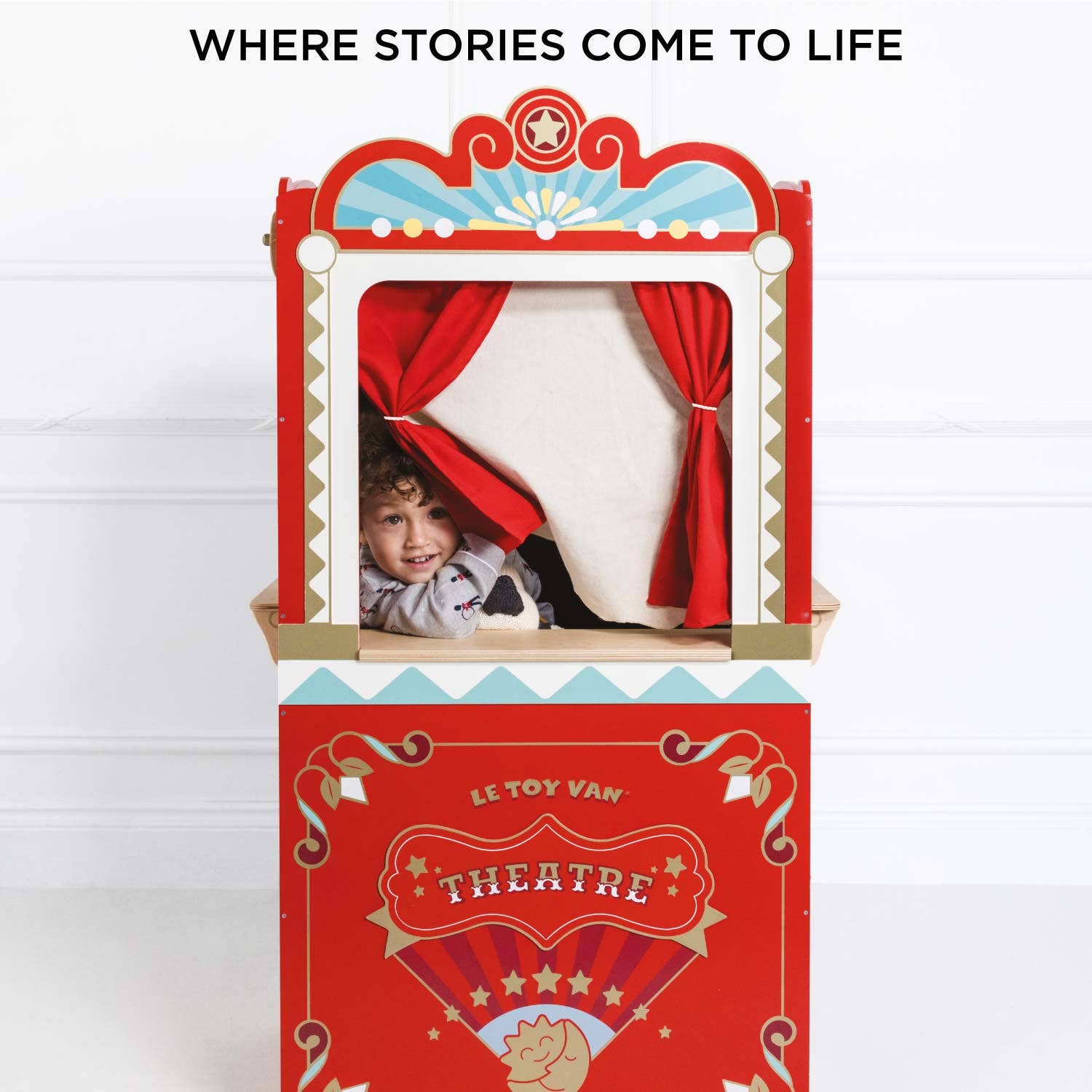 Retro Toy Puppet Theater
