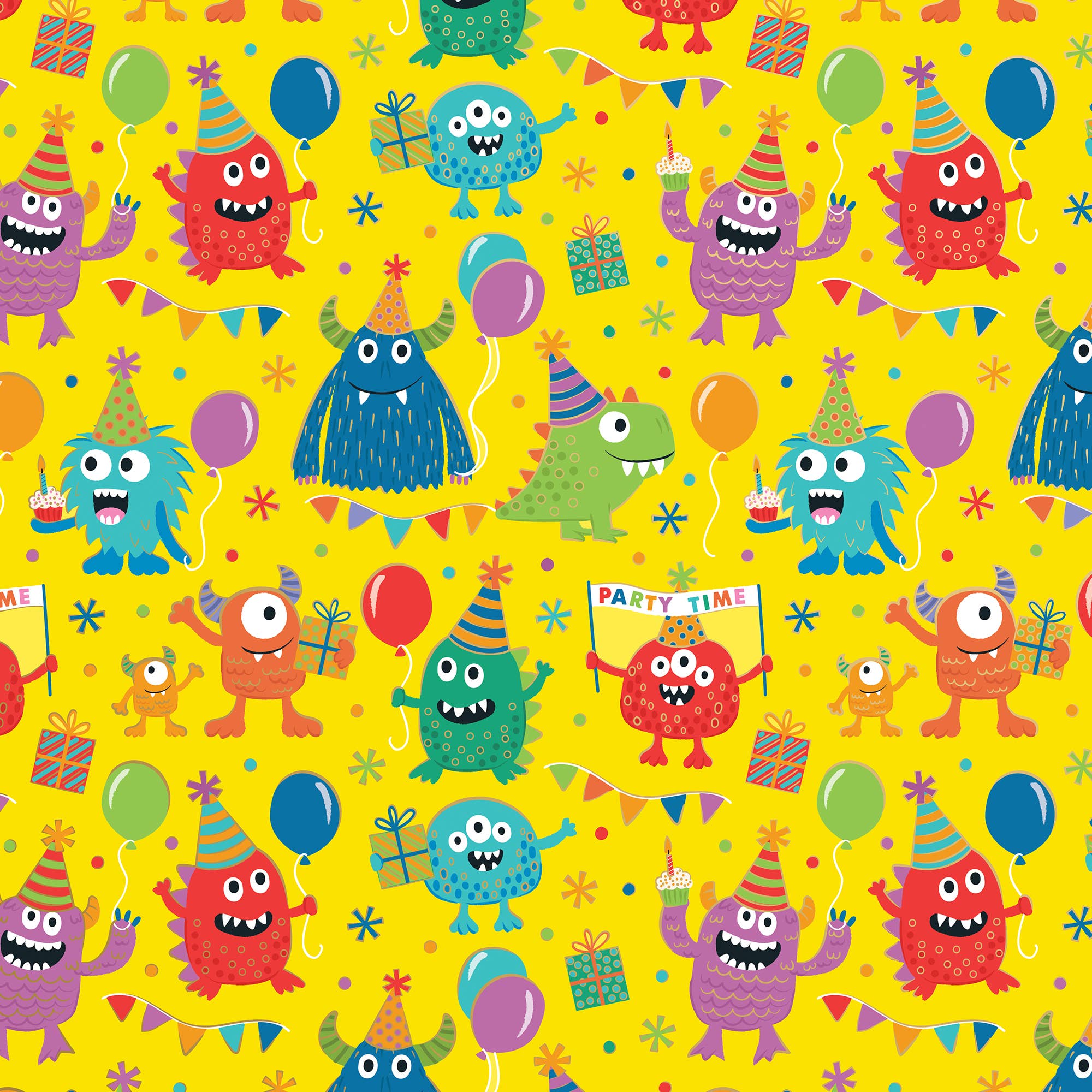 Party Monsters - Wrap - Rolls