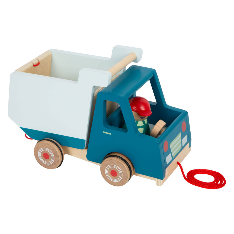 Small Foot Pull-Along Dump Truck
