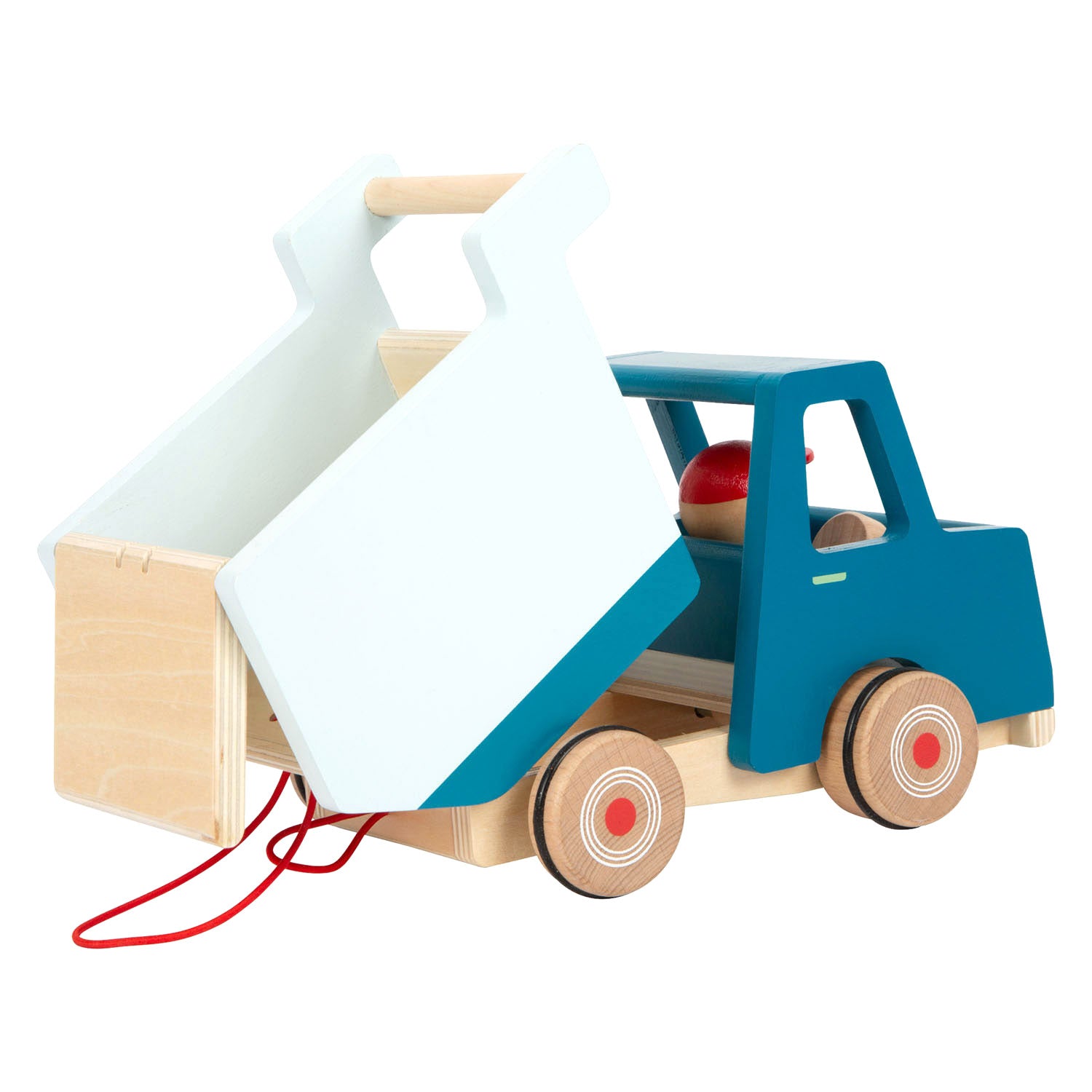 Small Foot Pull-Along Dump Truck