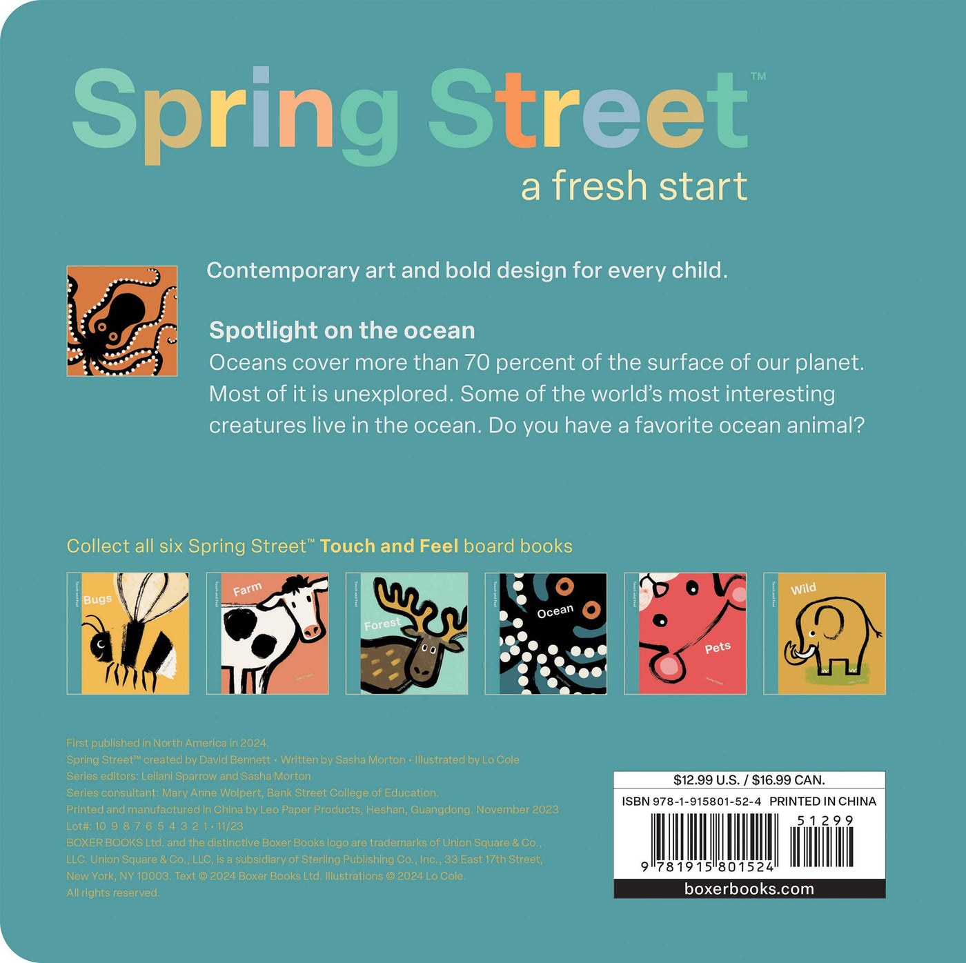 Spring Street Touch and Feel: Ocean by Sasha Morton