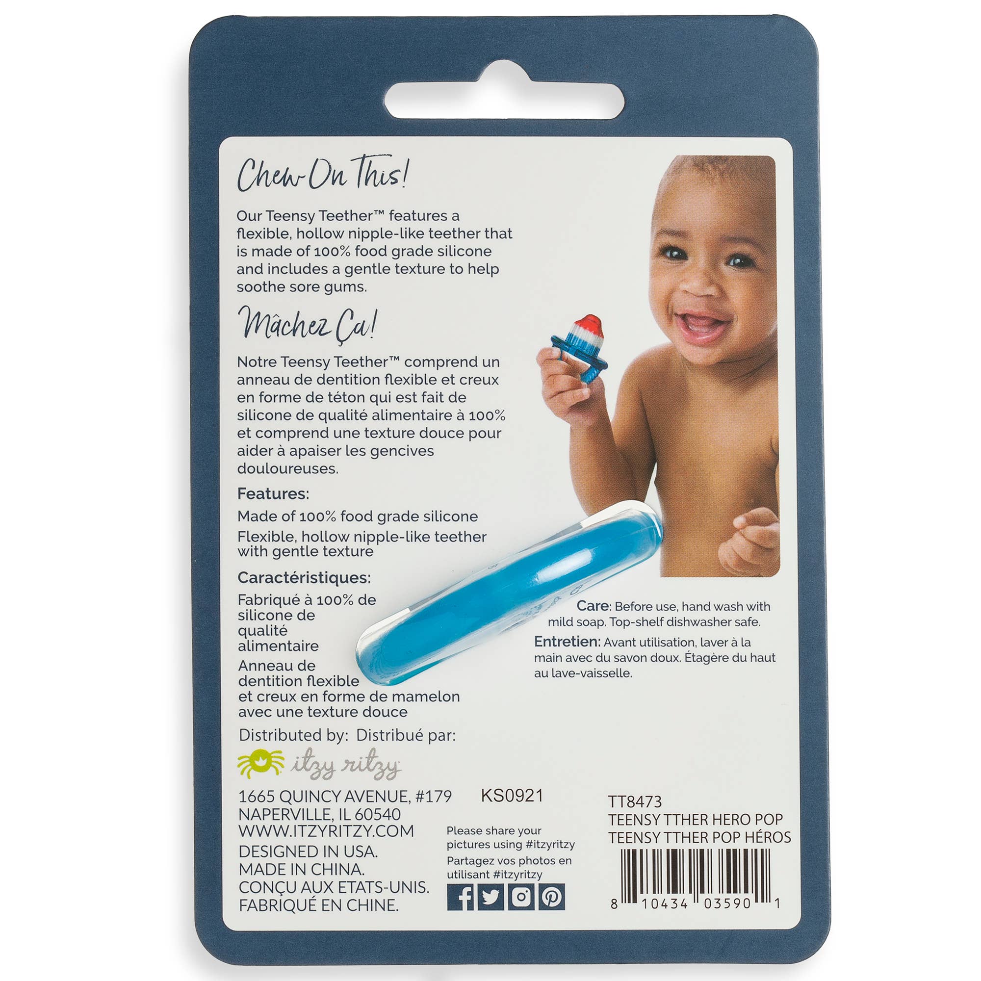 Hero Pop Silicone Teether