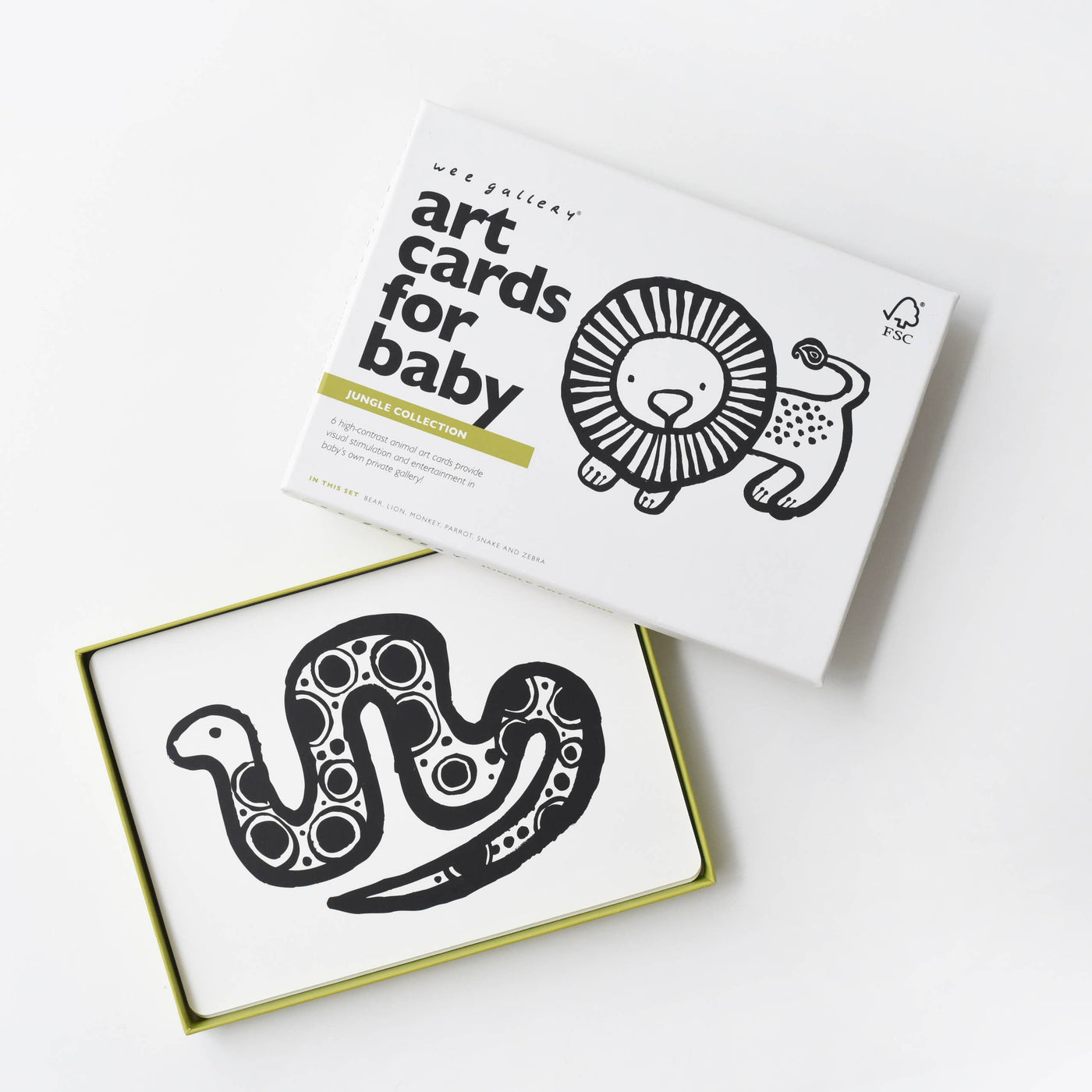 Art Cards for Baby - Jungle Animals