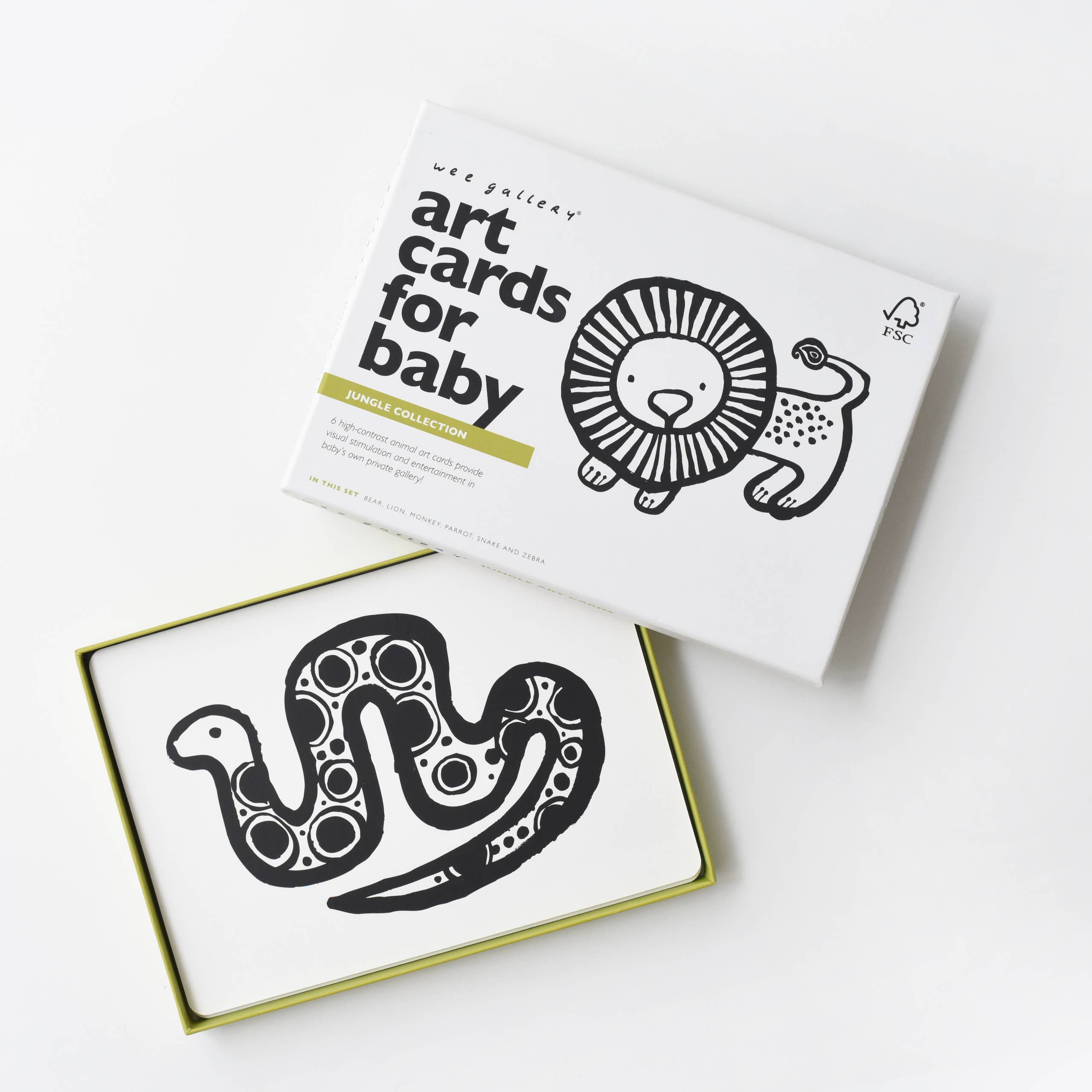 Art Cards for Baby - Jungle Animals