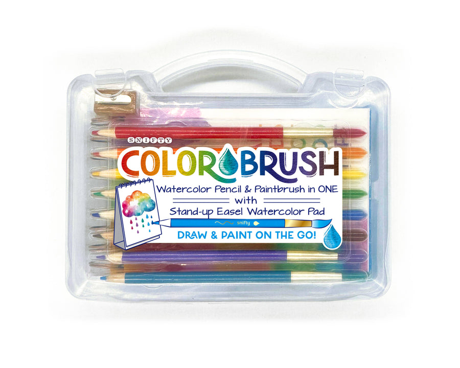Colorbrush On-the-Go - Double Ended Watercolor Pencil & Paintbrush Set
